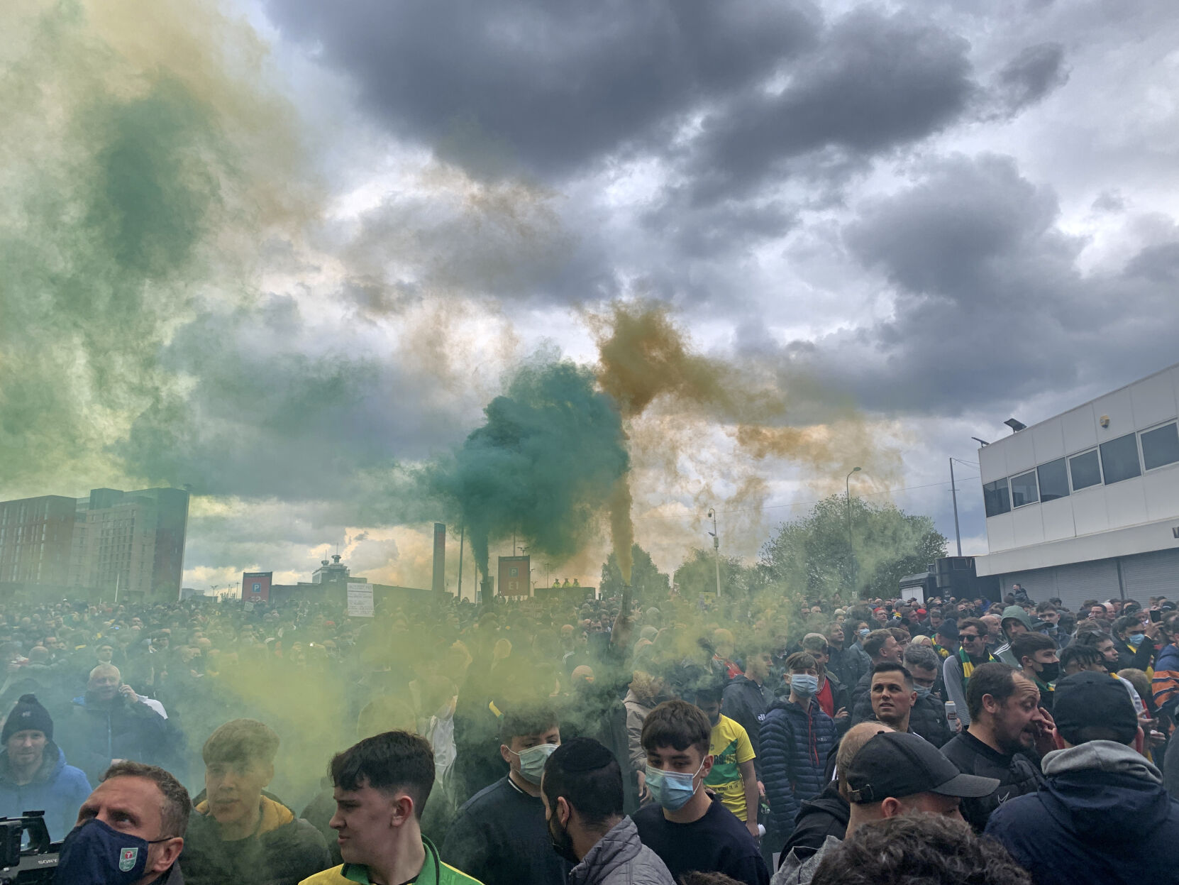 Britain Soccer Manchester United Protest